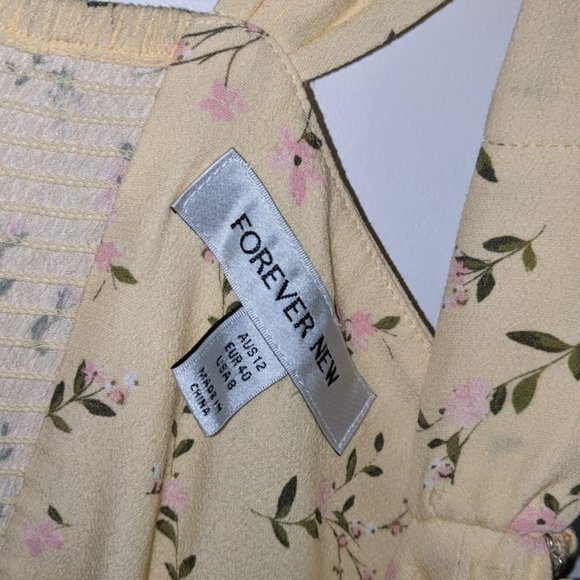 YELLOW FLOWER PRINTED DRESS - Picture 2 of 4